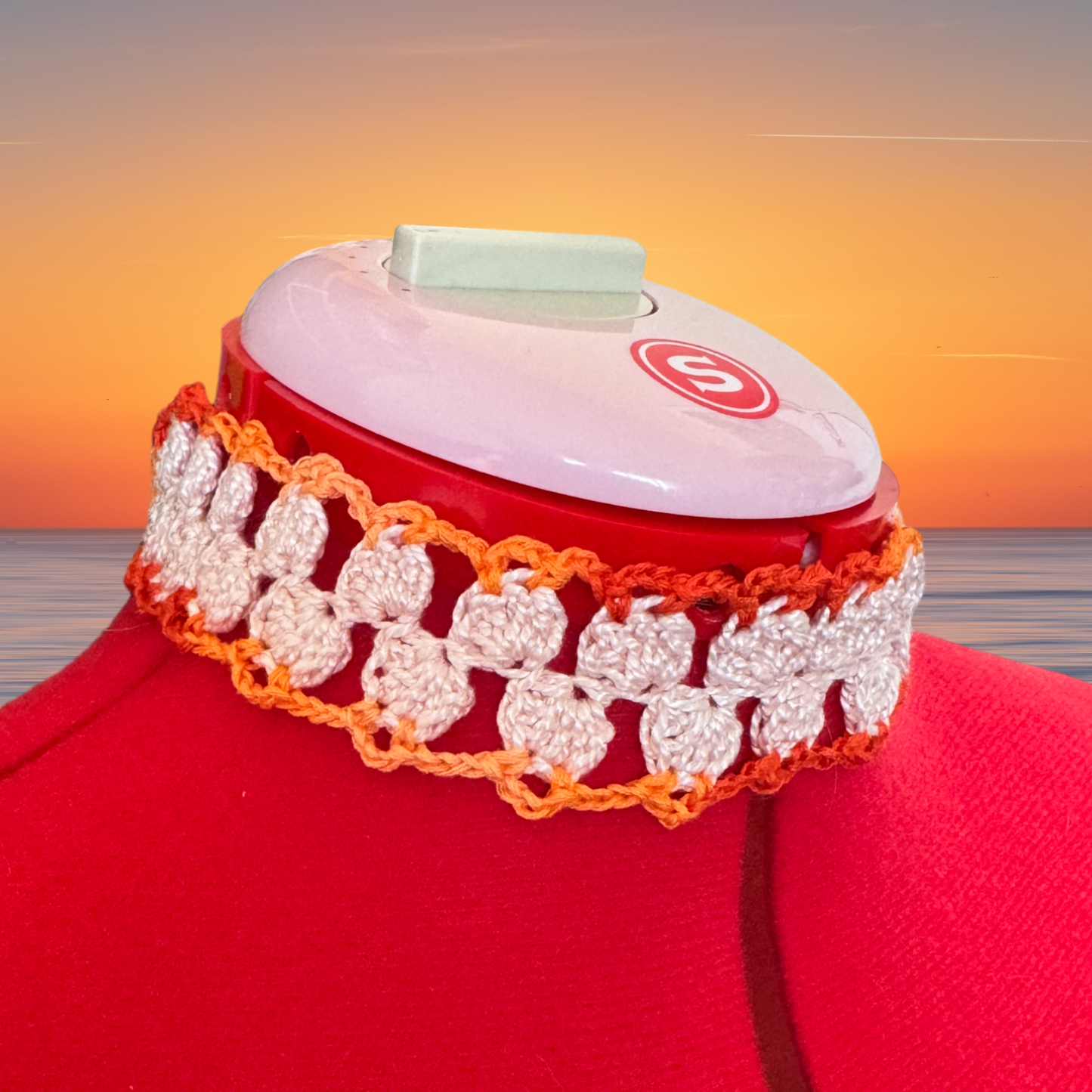InstantGrab - Princess Choker - Orange You Glad to See Me