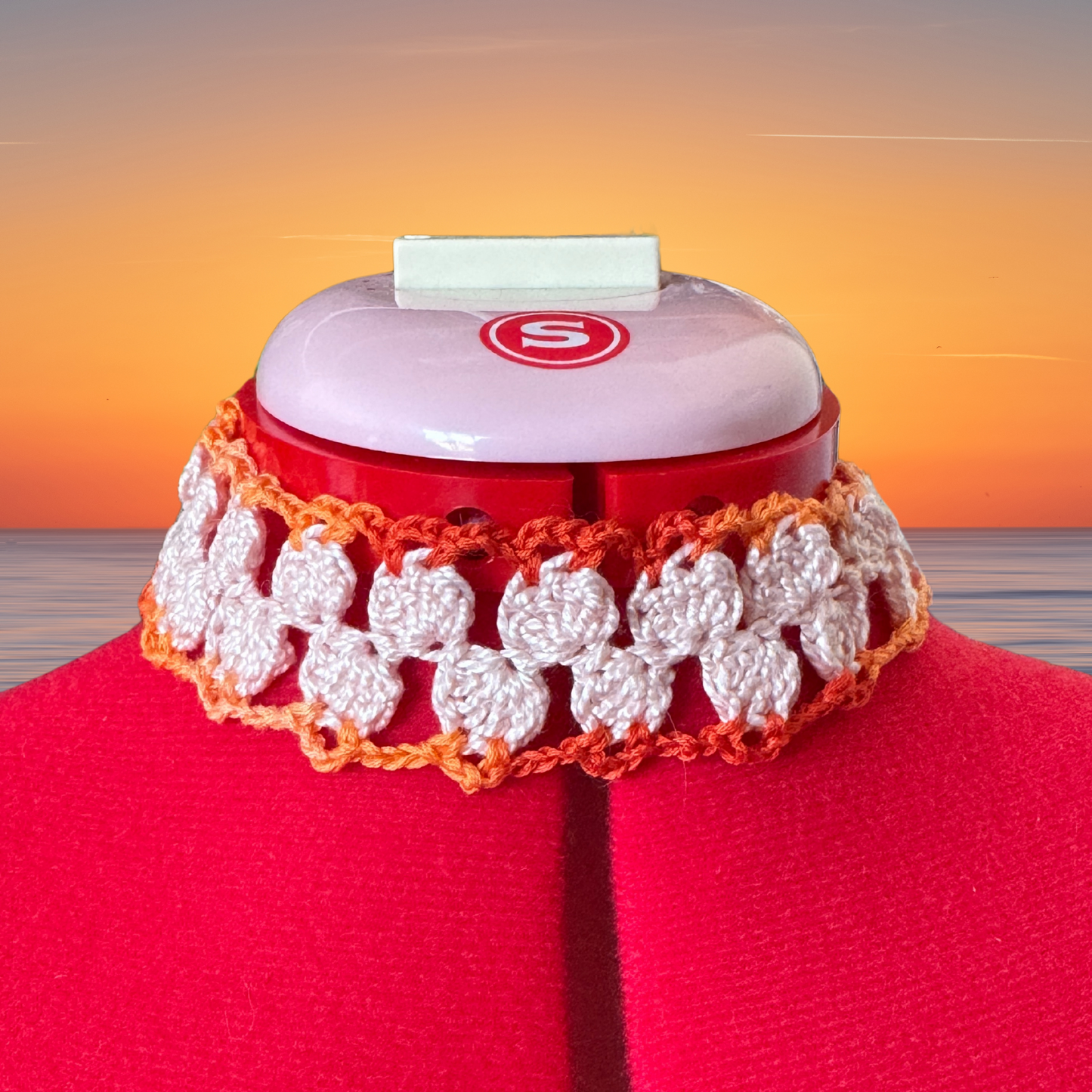 InstantGrab - Princess Choker - Orange You Glad to See Me