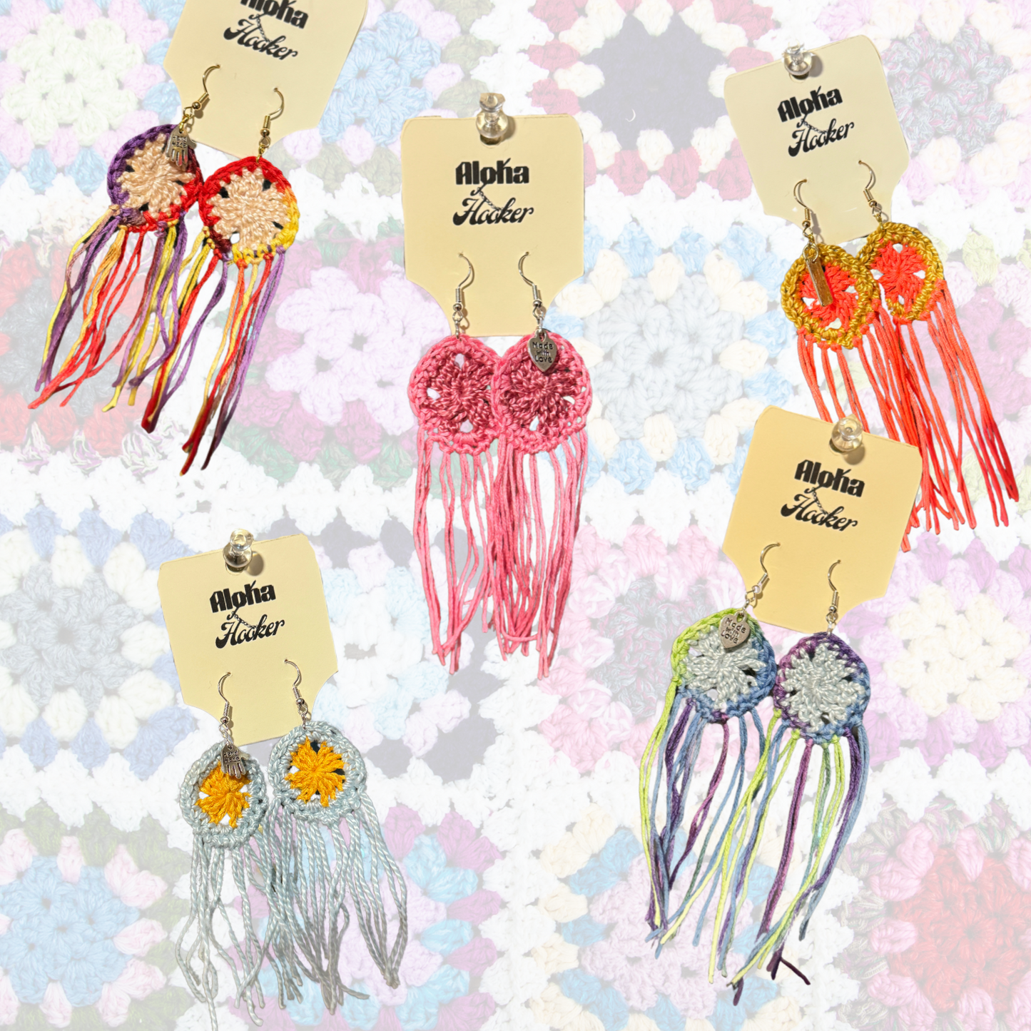 InstantGrab - Earrings - Not Your Granny's Fringe