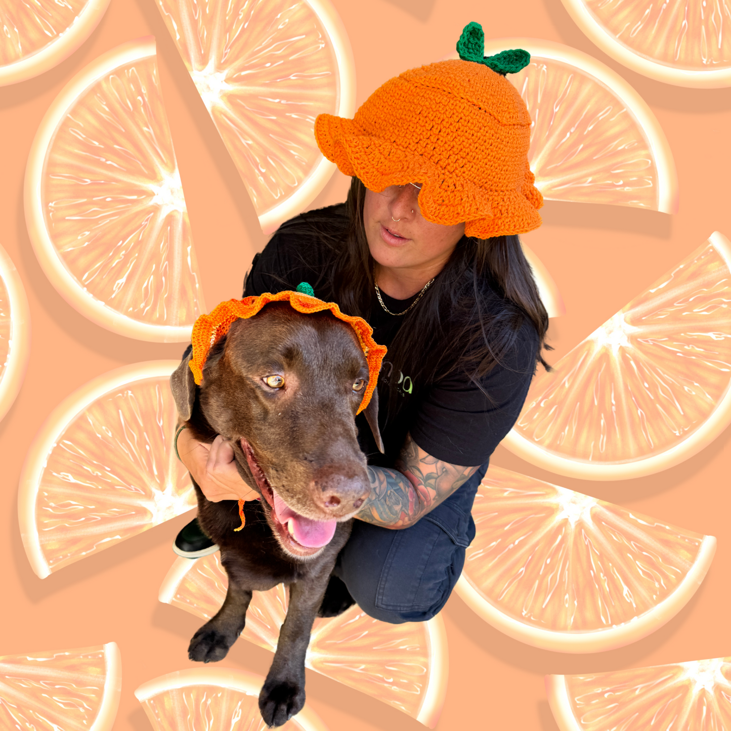 InstantGrab - Fruit Stand Set - Orange [Human+Dog]